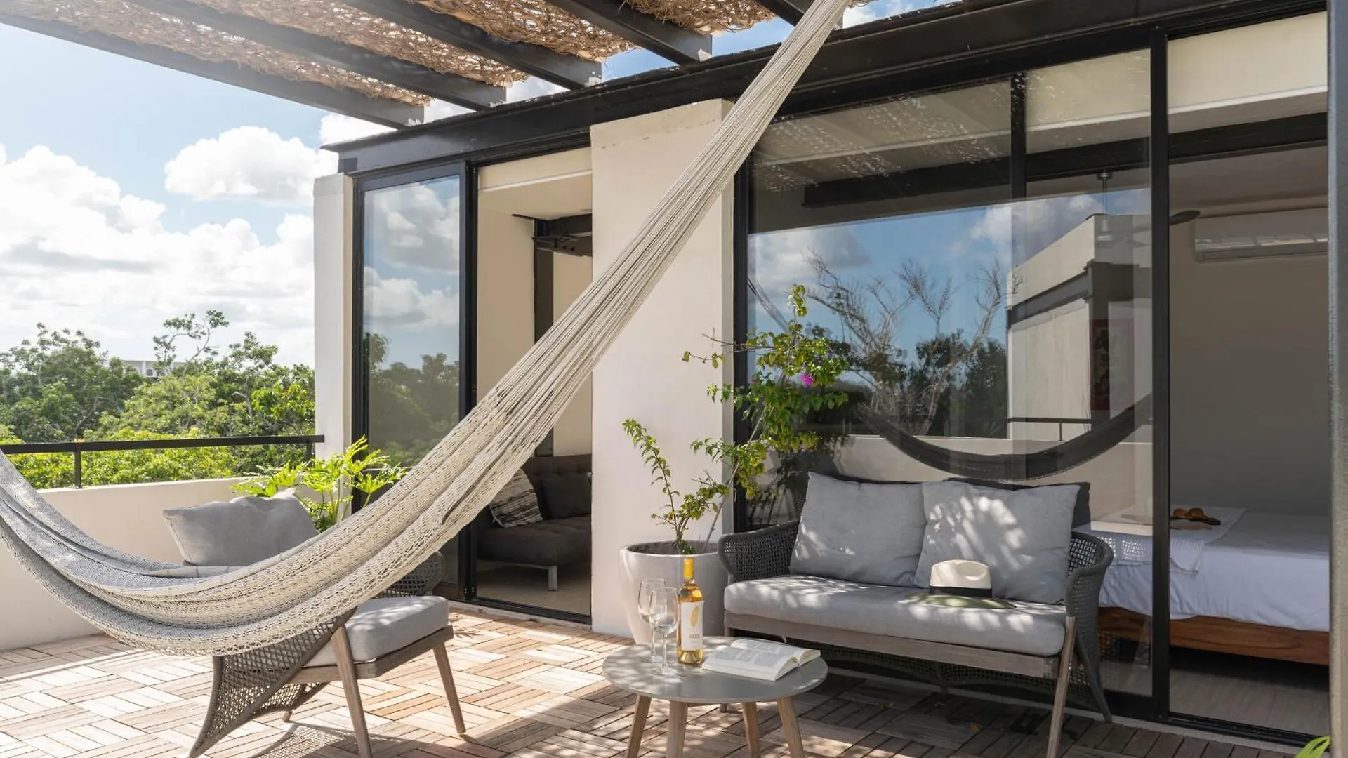 דירות טולום Luxurious Penthouse & Jungle View - Thoth מקסיקו